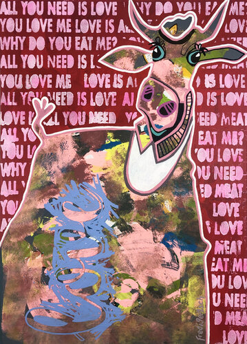Why stop dreaming van Fredi Gertsch, Schilderij te koop op Singulart