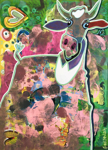 Amanda Love van Fredi Gertsch, Schilderij te koop op Singulart
