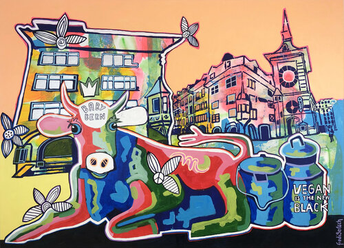 Baby Bern by Fredi Gertsch, Painting for Sale on Singulart