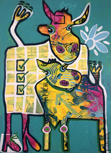 Baby Sophy Wu van Fredi Gertsch, Schilderij te koop op Singulart