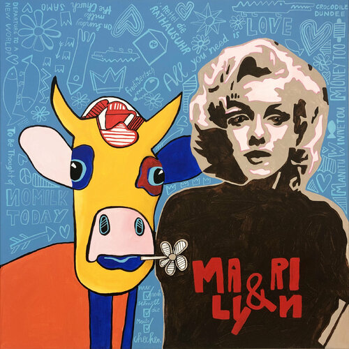 Mari&Lyn van Fredi Gertsch, Schilderij te koop op Singulart