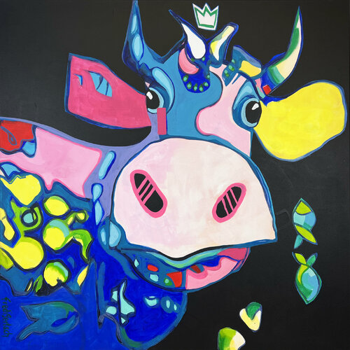 VoguLisi Blue Bayou van Fredi Gertsch, Schilderij te koop op Singulart