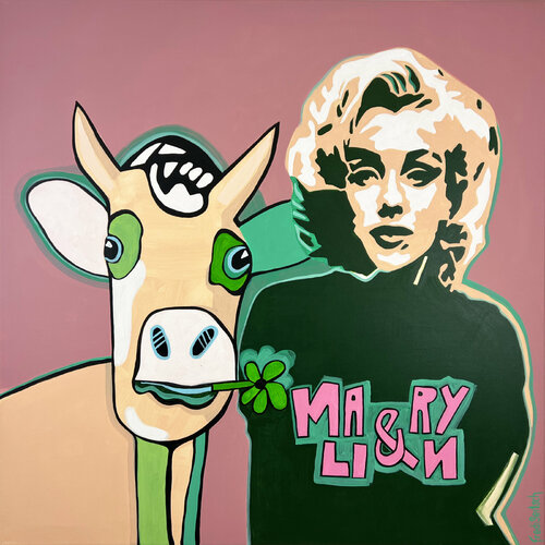 Mari&Lyn van Fredi Gertsch, Schilderij te koop op Singulart