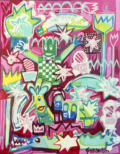 Realität hat keinen Platz in unserer Welt (Gilmore Girls) von Fredi Gertsch, Malerei kaufen auf Singulart