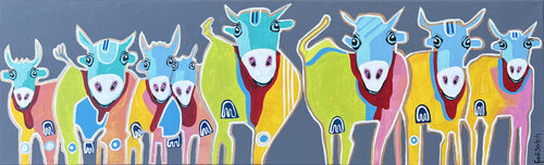 Herde heimzu van Fredi Gertsch, Schilderij te koop op Singulart