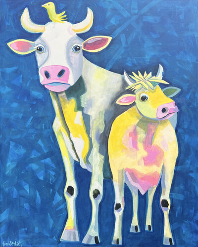 Michelle & Sasha di Fredi Gertsch, Pittura in vendita su Singulart