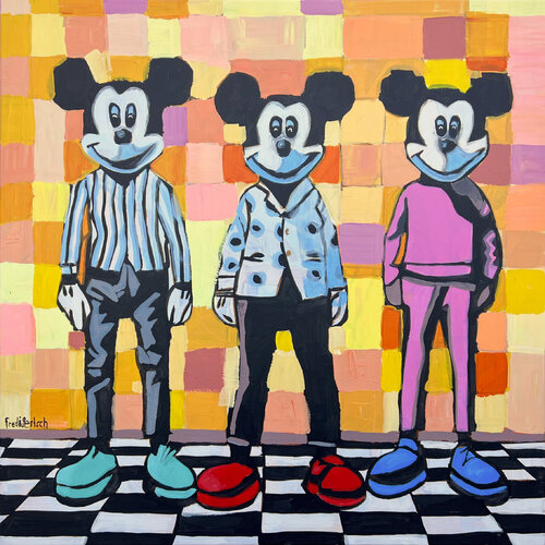 Mickey Triple Pack Soho di Fredi Gertsch, Pittura in vendita su Singulart