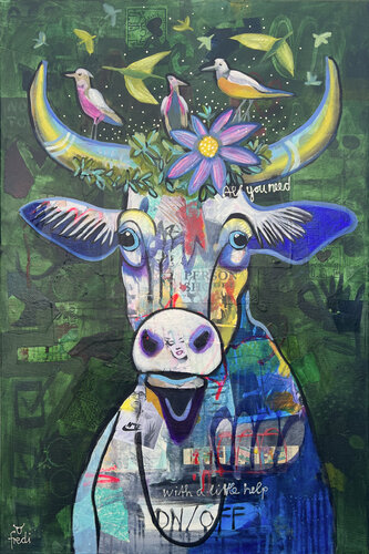 Melinda di Fredi Gertsch, Pittura in vendita su Singulart