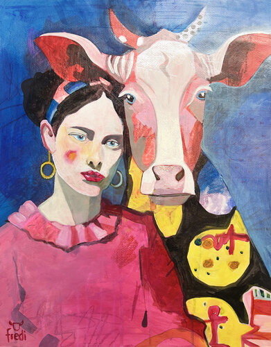 Just us two - Isabella di Fredi Gertsch, Pittura in vendita su Singulart