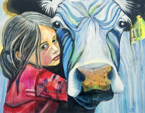 Moments of Love di Fredi Gertsch, Pittura in vendita su Singulart