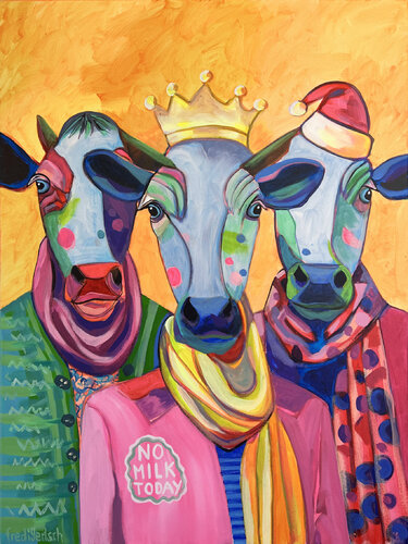 No Milk Today di Fredi Gertsch, Pittura in vendita su Singulart