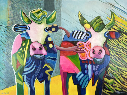 Just us Two Heimisbach von Fredi Gertsch, Malerei kaufen auf Singulart