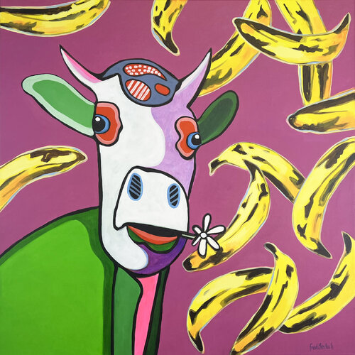 Baby meets Andy by Fredi Gertsch, 회화 for Sale on Singulart