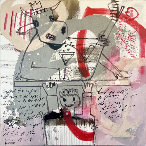 It's a tricky situation di Fredi Gertsch, Pittura in vendita su Singulart