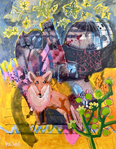 Nightshift van Fredi Gertsch, Schilderij te koop op Singulart