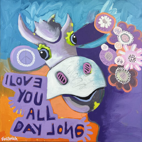 VogelLisi Sophia van Fredi Gertsch, Schilderij te koop op Singulart