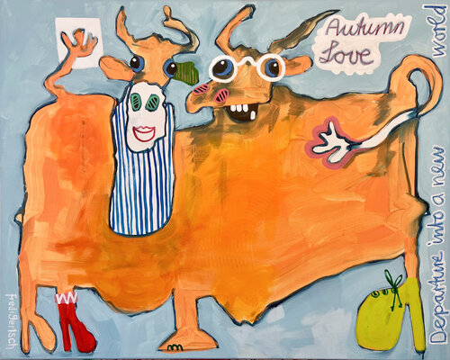 Herbstliebe van Fredi Gertsch, Schilderij te koop op Singulart