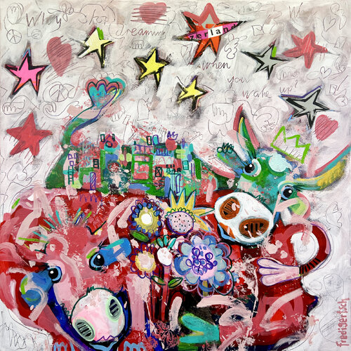 Give Peace A Chance von Fredi Gertsch, Malerei kaufen auf Singulart
