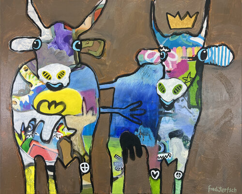 Just Us Two – Royal Connection von Fredi Gertsch, Malerei kaufen auf Singulart