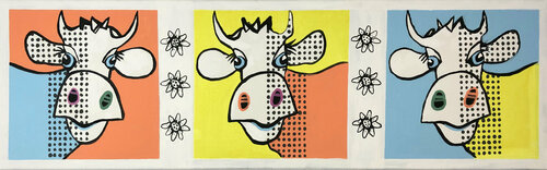 VoguLisi Gallery di Fredi Gertsch, Pittura in vendita su Singulart