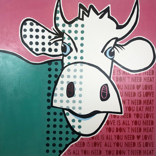 VoguLisi di Fredi Gertsch, Pittura in vendita su Singulart
