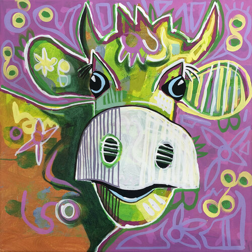 VoguLisi di Fredi Gertsch, Pittura in vendita su Singulart