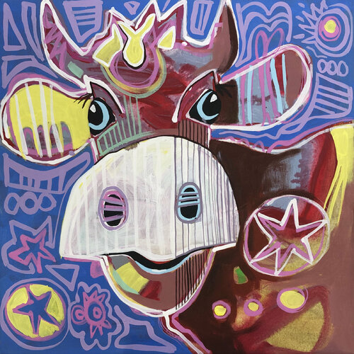 VoguLisi di Fredi Gertsch, Pittura in vendita su Singulart