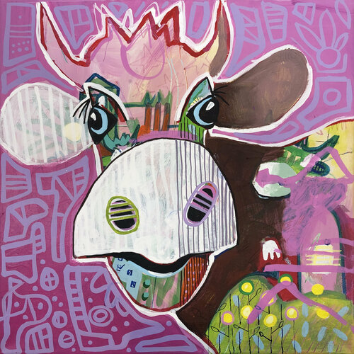 VoguLisi di Fredi Gertsch, Pittura in vendita su Singulart