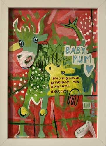 Baby Mum van Fredi Gertsch, Werk op papier te koop op Singulart