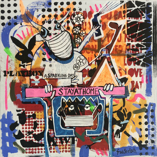 A sparkling day - #stayathome di Fredi Gertsch, Pittura in vendita su Singulart