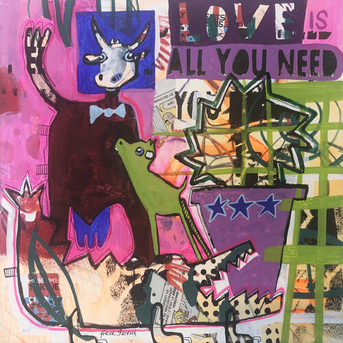 All you need von Fredi Gertsch, Malerei kaufen auf Singulart