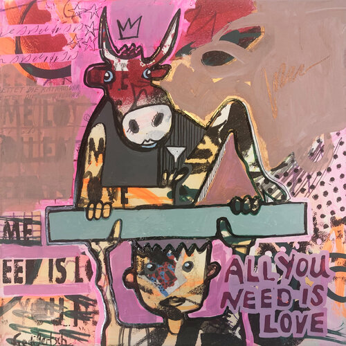 All you need von Fredi Gertsch, Malerei kaufen auf Singulart