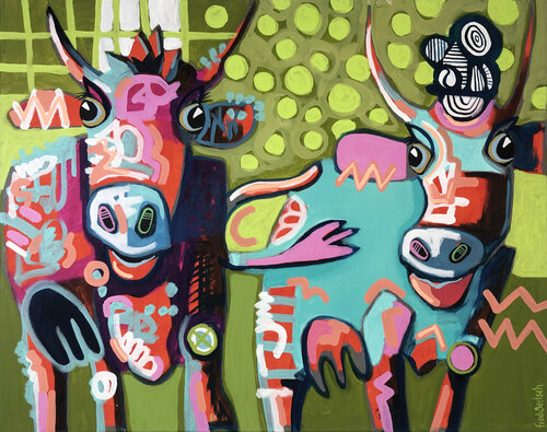 Just we two von Fredi Gertsch, Malerei kaufen auf Singulart