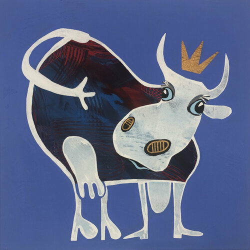 Baby King van Fredi Gertsch, Schilderij te koop op Singulart