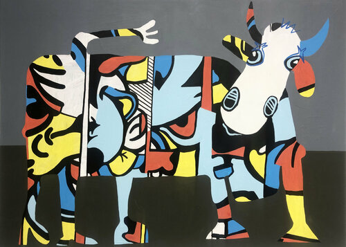 Baby Mickey Mouse van Fredi Gertsch, Schilderij te koop op Singulart