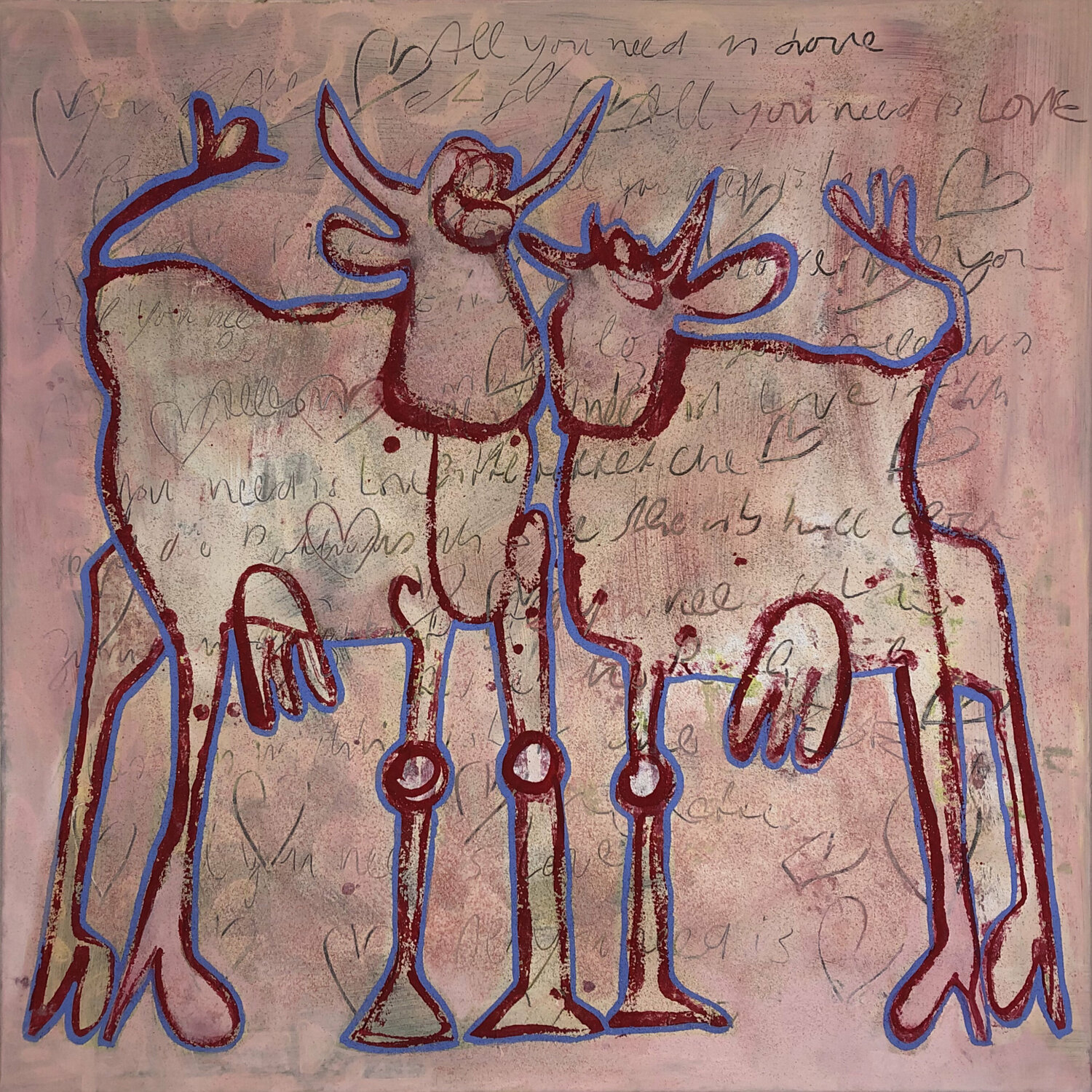 Just We Two (cave painting edition) Fredi Gertsch