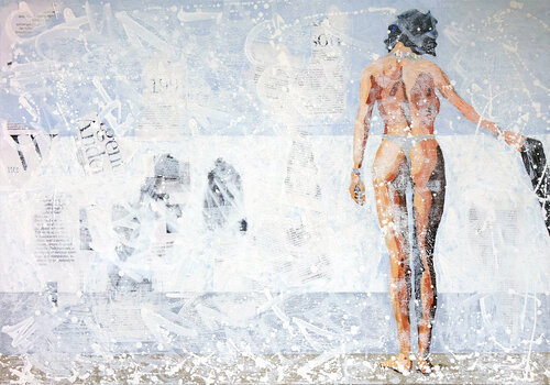 Downtown Summer di Tomasz Brynowski, Pittura in vendita su Singulart