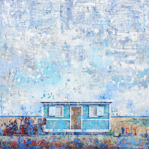 Jones Beach #2 by Tomasz Brynowski, Painting for Sale on Singulart