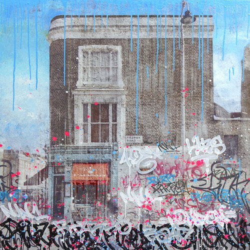 Fitzroy Road van Tomasz Brynowski, Schilderij te koop op Singulart