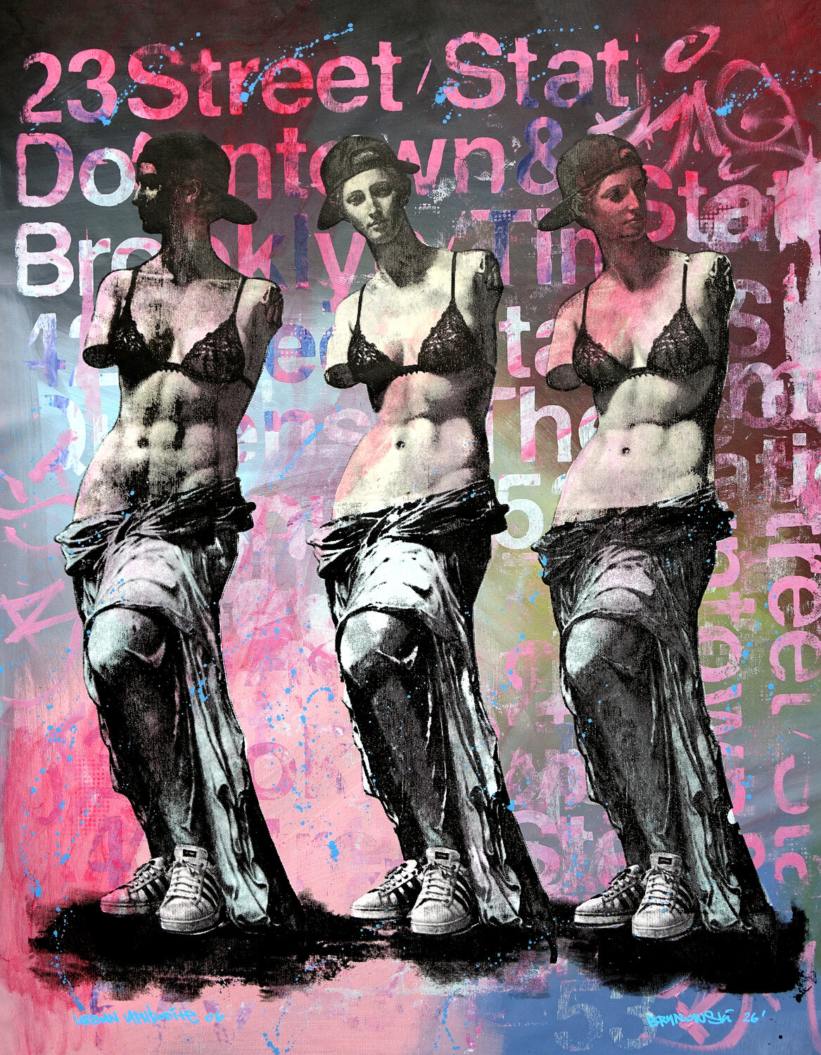 Urban Aphrodite 06 Tomasz Brynowski Originalgemälde zu verkaufen