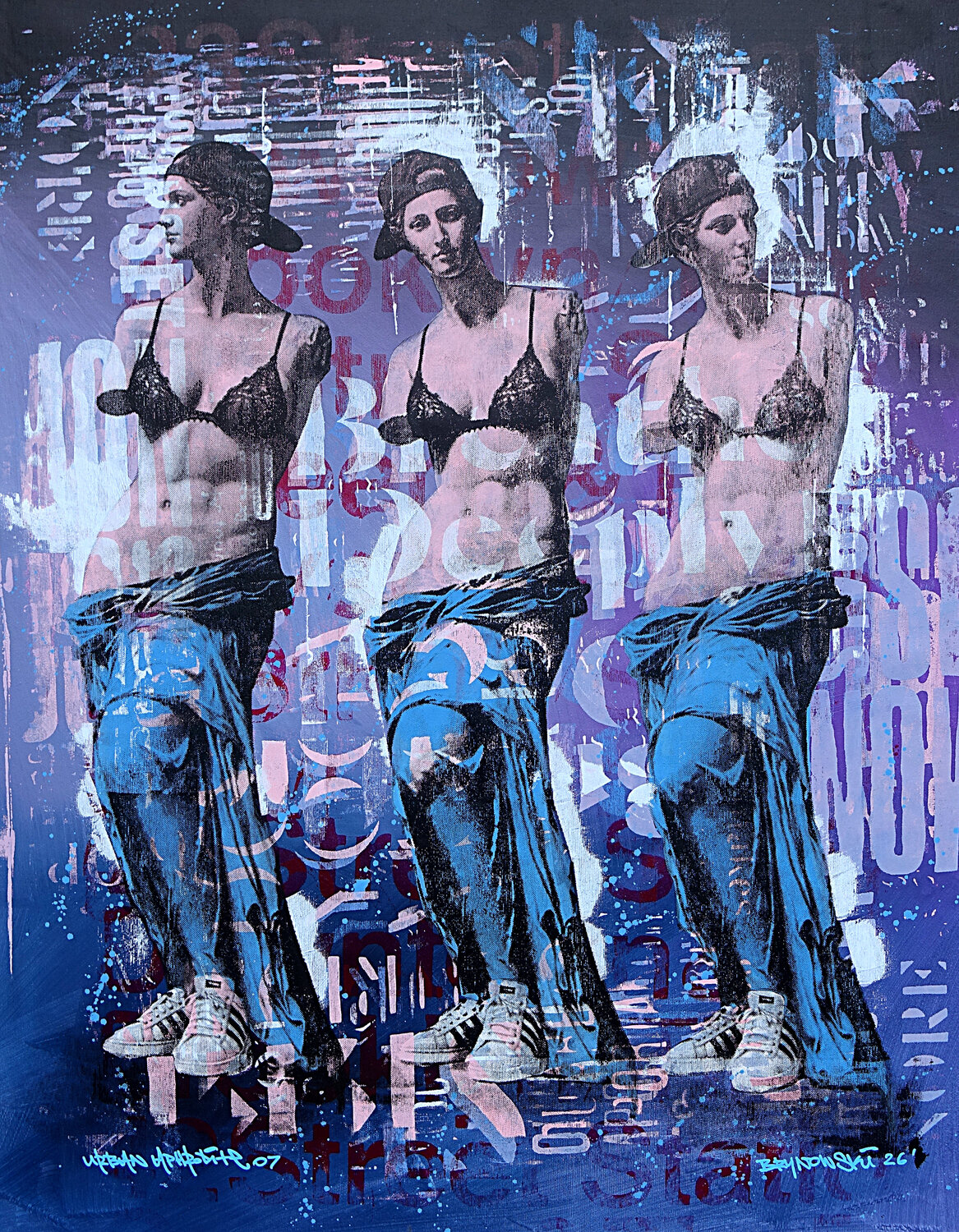 Urban Aphrodite 07 Tomasz Brynowski Origineel schilderij te koop