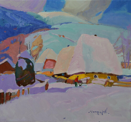 Real winter par Alexander Shandor, Peinture en vente sur Singulart
