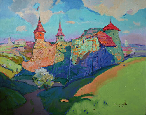 Spring in Kamyanets-Podolsk par Alexander Shandor, Peinture en vente sur Singulart