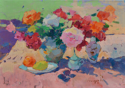 Scent of Roses par Alexander Shandor, Peinture en vente sur Singulart