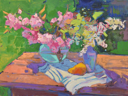 May flowers par Alexander Shandor, Peinture en vente sur Singulart