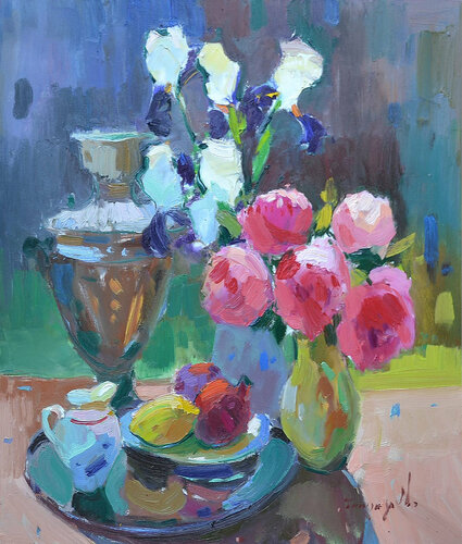 The abundance of the sun par Alexander Shandor, Peinture en vente sur Singulart