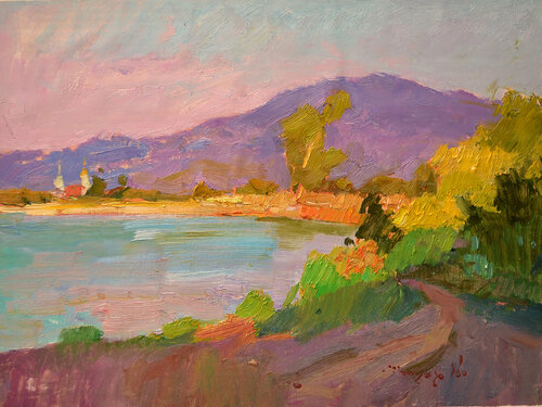 A passing summer day par Alexander Shandor, Peinture en vente sur Singulart