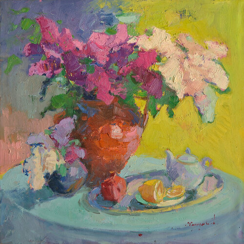 Bunches of Lilacs von Alexander Shandor, Malerei kaufen auf Singulart