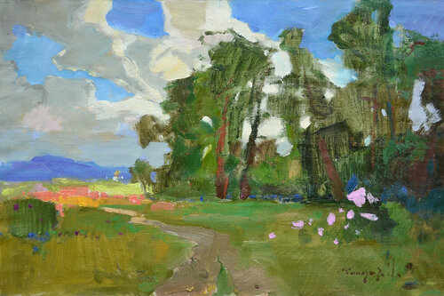 In the afternoon par Alexander Shandor, Peinture en vente sur Singulart