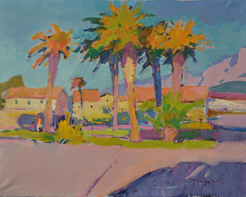 Palms of Croatia di Alexander Shandor, Pittura in vendita su Singulart